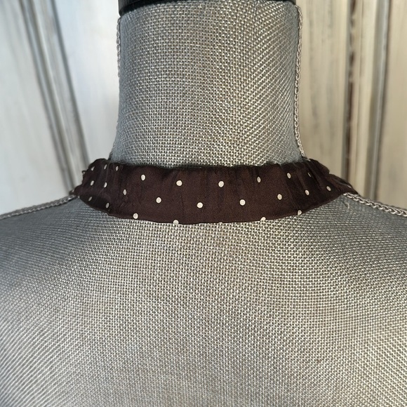 BCBG MAXAZRIA 100% Silk Polka Dots Halter Dress Balletcore Events Feminine S/4 - Picture 9 of 10